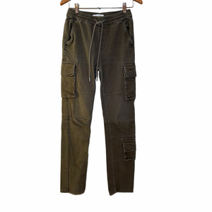Standard Cloth Urban Outfitters Men Elastic Waist Cargo Pants Khaki Green Small